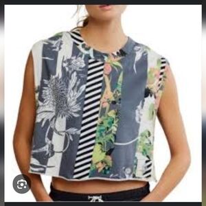 Free People Multicolor Patterned Tank Top